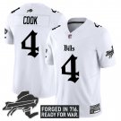 James Cook Buffalo Bills ‘Gothic Cold Front Edition’ Vapor Limited White Jersey