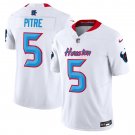 Men’s Jalen Pitre Houston Texans 2024 Vapor Limited White Jersey V4