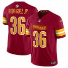 Washington Commanders #36 Chris Rodriguez Jr Burgundy 2025 Draft F.U.S.E. Vapor Football Jersey