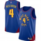 Denver Nuggets #4 Russell Westbrook Blue 2024 Statement Edition Stitched Jersey