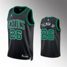 Mens Boston Celtics #26 Xavier Tillman Sr Black Statement Edition Jersey