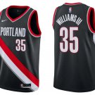 Mens Portland Trail Blazers #35 Robert Williams III Black Icon Edition Swingman Jersey