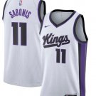 Mens Sacramento Kings #1 Domantas Sabonis 2023-24 White Association Edition Player Jersey
