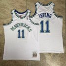 Mavericks #11 Kyrie Irving Mitchell & Ness Jersey White