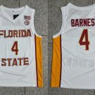 Florida State Seminoles #4 Scottie Barnes White Retro Basketball Jersey
