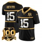 Men’s New York Giants Tommy DeVito ‘Century Red’ 100th Season Jersey Black