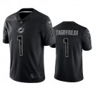 Dolphins Tua Tagovailoa Reflective Limited Black Jersey