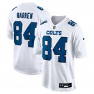 Indianapolis Colts #84 Tyler Warren Tundra White Fashion Limited Jersey