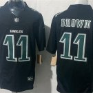 Philadelphia Eagles #11 A. J. Brown Nike Carbon Black Fashion FUSE Jersey