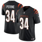 Cincinnati Bengals #34 Samaje Perine Black 2025 F.U.S.E. Vapor Jersey