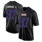 Dexter Lawrence II Game Black New York Giants Carbon Fashion Jersey