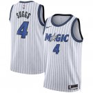 Men's Youth Magic #4 Jalen Suggs Basketball Jersey white