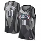 Mens Youth Brooklyn Nets Custom 2024-25 Gray City Edition Swingman Jersey