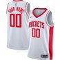Mens youth Houston Rockets #00 Custom Association Edition Jersey White