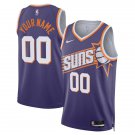 Mens Youth Phoenix Suns Custom 2023-24 Purple Icon Edition Jersey