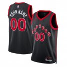 Mens Youth Toronto Raptors Custom Black Statement Edition Jersey