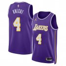 Dalton Knecht #4 Los Angeles Lakers Statement Edition Jersey Purple 2025