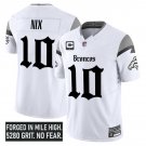 Denver Broncos #10 Bo Nix White 2025 F.U.S.E. With 1-Star C Patch Limited Football Stitched Jersey