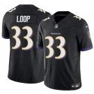 Baltimore Ravens #33 Tyler Loop Black 2025 F.U.S.E. Vapor Limited Football Jersey