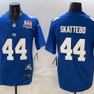 New York Giants #44 Cam Skattebo Royal 2025 Draft F.U.S.E. 100th Patch Football Jersey