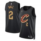 Lonzo Ball #2 Cleveland Cavaliers Statement Edition Jersey Black