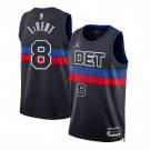 Caris LeVert #8 Detroit Pistons Statement Edition Jersey Black