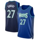 Minnesota Timberwolves #27 Rudy Gobert City Edition Jersey Blue Navy