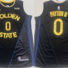 Golden State Warriors #0 Gary Payton II Black 2024-25 Statement Edition Stitched Jersey