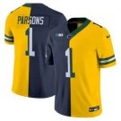 Mens Youths Micah Parsons Vapor Stitched Jersey Navy Yellow