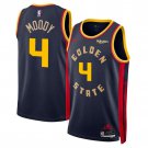 Moses Moody 4 Golden State Warriors 2024-25 City Edition Jersey Navy