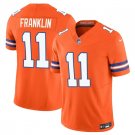 Denver Broncos #11 Troy Franklin Orange F.U.S.E. 1977 Throwback Vapor Football Jersey