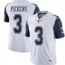 Dallas Cowboys #3 George Pickens Thanksgiving White Football Vapor Jersey