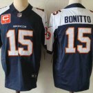 Denver Broncos #15 Nik Bonitto Navy Blue C Patch Thanksgiving FUSE Vapor Jersey