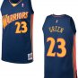 Mens GSW #23 Draymond Green Hardwood Classics Swingman Jersey Navy
