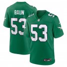 Philadelphia Eagles #53 Zack Baun Kelly Green Vapor Limited Jersey