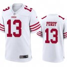San Francisco 49ers #13 Brock Purdy White Stitched Game Jersey
