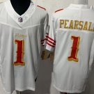 San Francisco 49ers #1 Ricky Pearsall White 2025 F.U.S.E. “Rivalries” Vapor Football Jersey