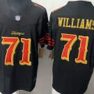 San Francisco 49ers #71 Trent Williams Black Gold 2025 F.U.S.E. “Rivalries” Vapor Jersey