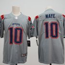 New England Patriots #10 Drake Maye Gray Vapor Football Jersey