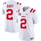Ole Miss Rebels #2 Jaxson Dart White F.U.S.E. Limited Football Game Jersey