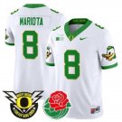 Oregon Ducks #8 Marcus Mariota White MIGHTY OREGON F.U.S.E.Limmited Football Jersey