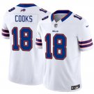 Buffalo Bills #18 Brandin Cooks White 2025 F.U.S.E. Vapor Limited Football Stitched Jersey