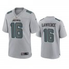 Jacksonville Jaguars #16 Trevor Lawrence Gray Atmosphere Fashion Game Jersey