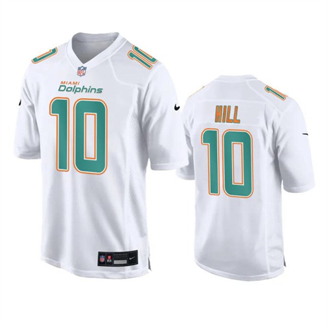 MIA #10 Tyreek Hill White Fashion Vapor Stitched Jersey