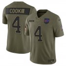 Buffalo Bills #4 James Cook III Olive 2025 Salute to Service Limited Football Jersey