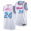 Mens Youth Miami Heat #24 Norman Powell Nike Original Vice Swingman Jersey White
