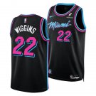 Mens Youth Miami Heat #22 Andrew Wiggins Black 2025-26 City Edition Swingman Jersey