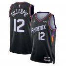 Mens Youth Phoenix Suns #12 Collin Gillespie 2025-26 Black Statement Edition Swingman Jersey