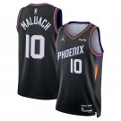 Mens Youth Phoenix Suns #10 Khaman Maluach 2025-26 Black Statement Edition Swingman Jersey