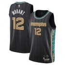 Men's Youth Memphis Grizzlies #12 Ja Morant Basketball City Jersey Black